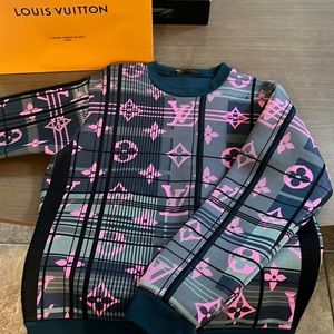 Louis VUITTON MONOGRAM SWEATER VIRGIL COLLECTION
